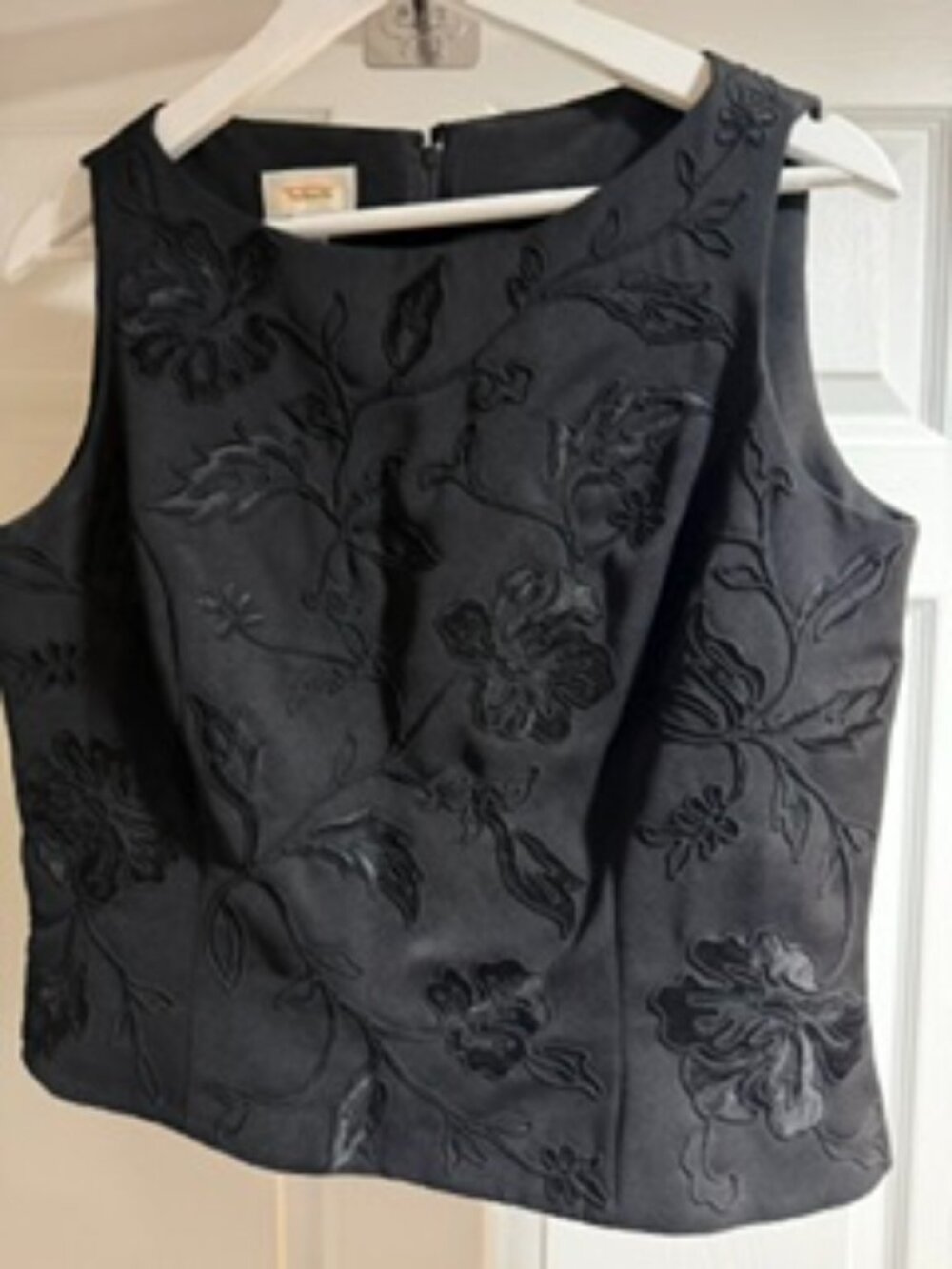 Dressy black pant suit